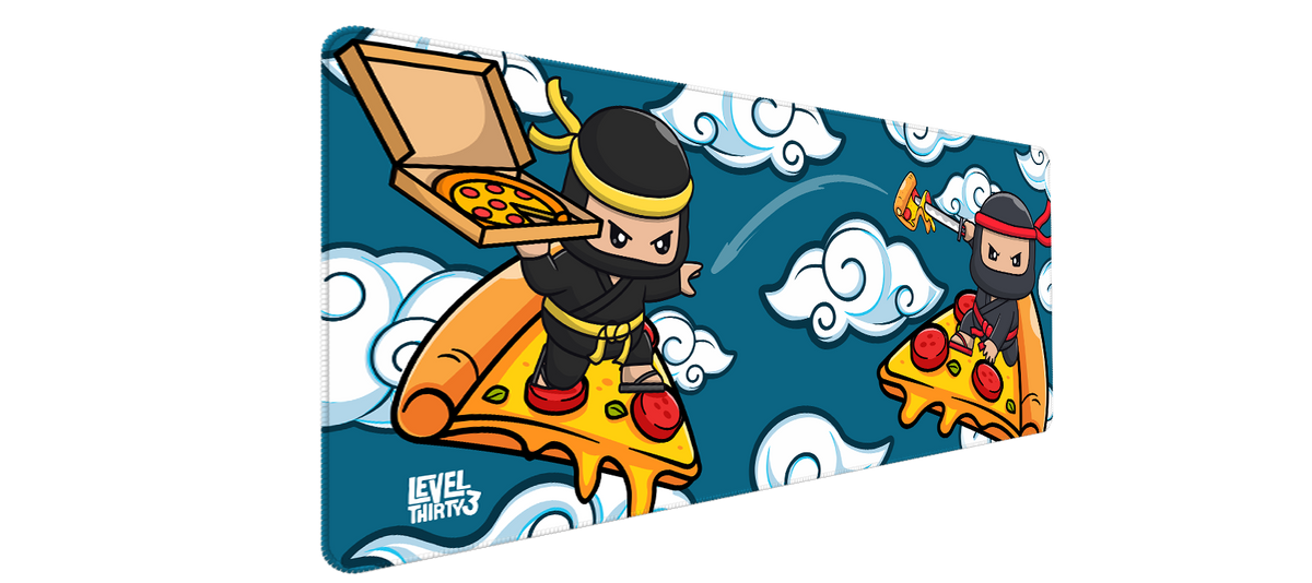 LEVEL THIRTY3 | PIZZA NINIJAS GAMING DESK PAD – Level Thirty3 Limited