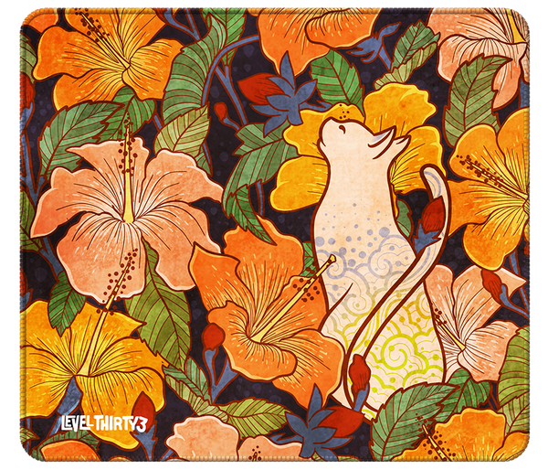 CAT & HIBISCUS