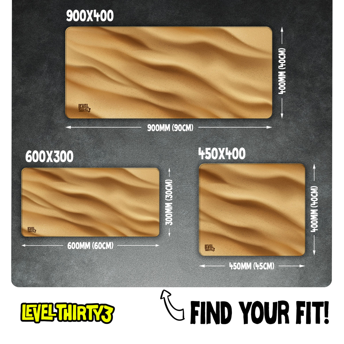 LEVEL THIRTY3 | SAND RIPPLES GAMING DESK PAD – Level Thirty3 Limited